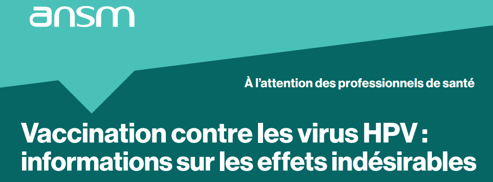Surveillance post-vaccination HPV durant 15 minutes