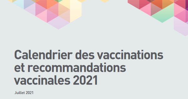 Calendrier vaccinal 2021