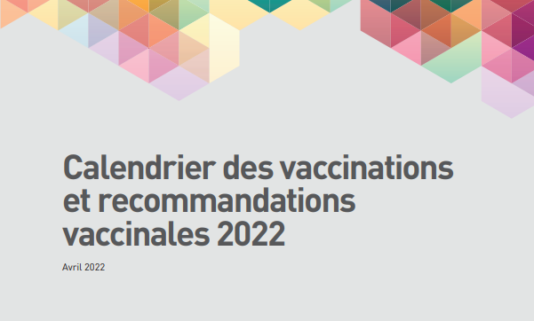 Calendrier vaccinal 2022